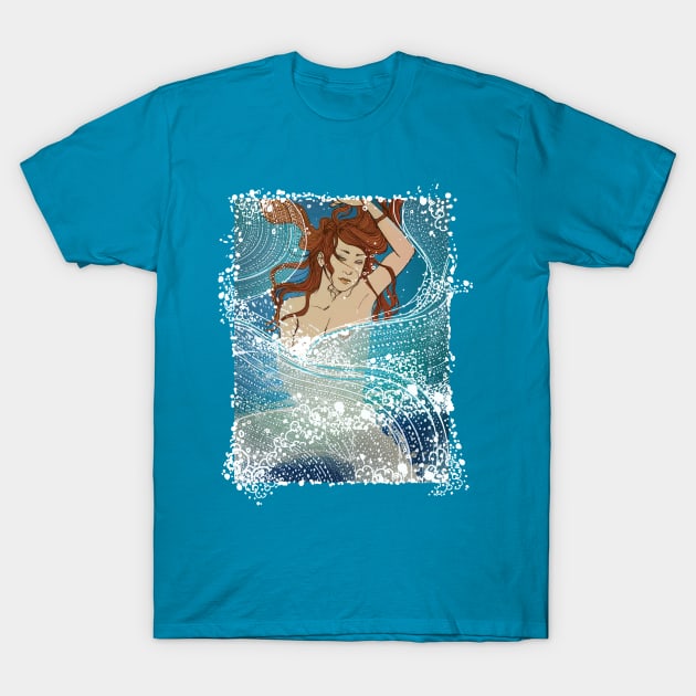 Diving T-Shirt by JoannaSkiba